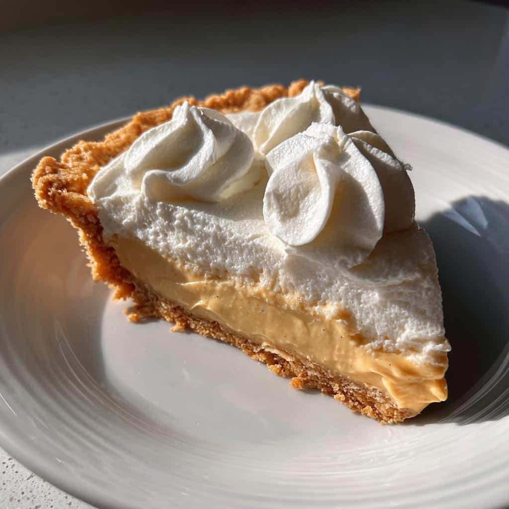 amish peanut butter cream pie - detail 1