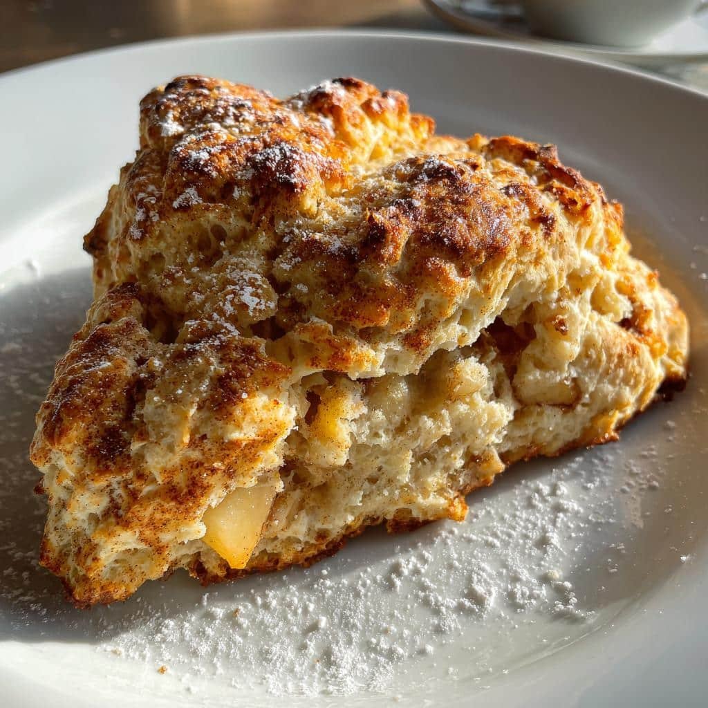 apple cinnamon scones - detail 1