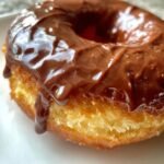 baked chocolate glazed donuts
