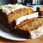 banana bread cake with cream cheese frosting