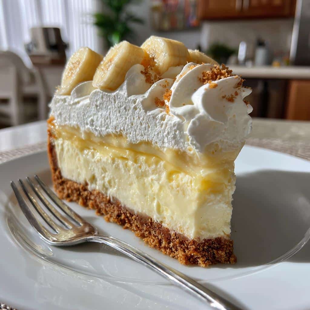 banana cream cheesecake recipe - detail 1