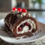 black forest cake roll