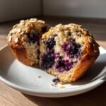 blueberry almond power muffins