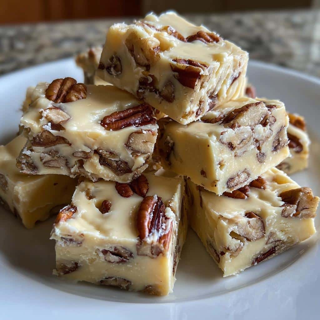 butter pecan fudge - detail 1