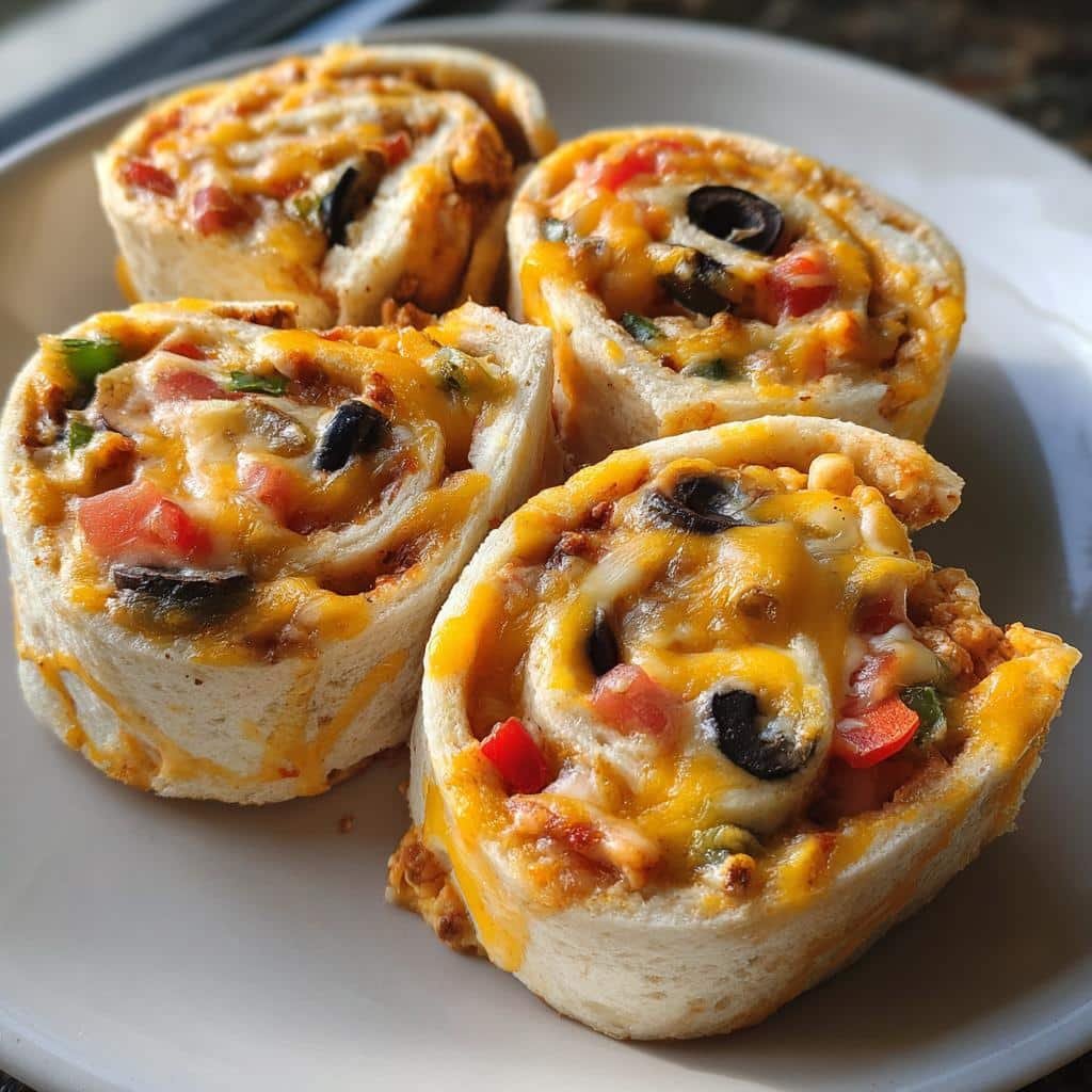 Irresistible Cheesy Taco Pinwheels in Just 3 Easy Steps 3 cheesy taco pinwheels an irresistible appetizer - detail 1