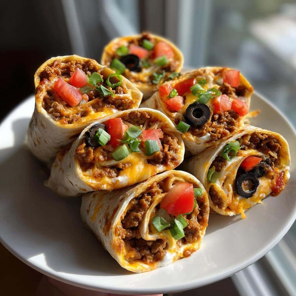 cheesy taco pinwheels an irresistible appetizer - detail 1