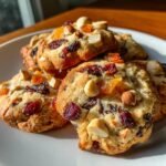 christmas rocks festive fruit and nut cookies