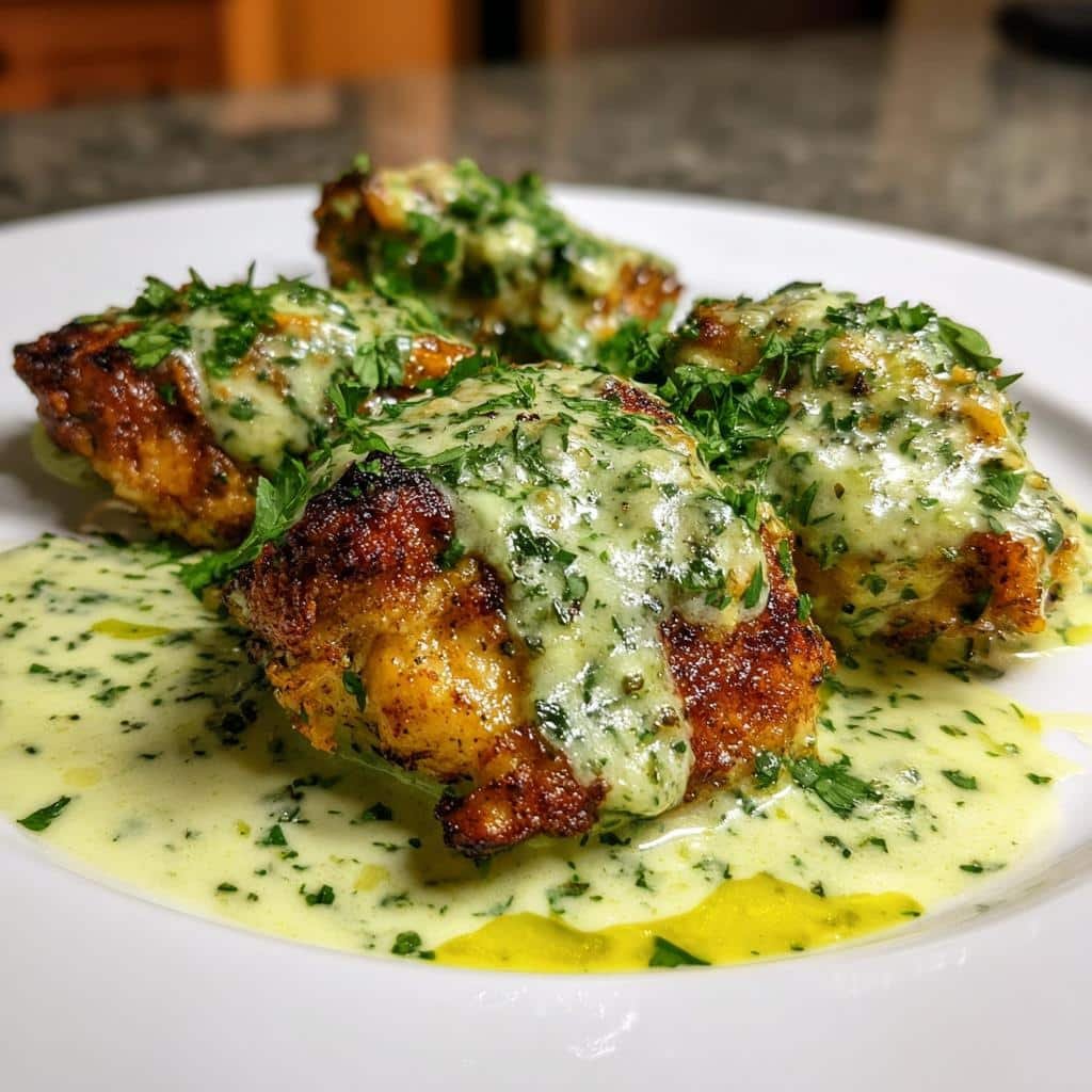 creamy cilantro lime chicken - detail 1