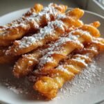 crispy funnel cake sticks
