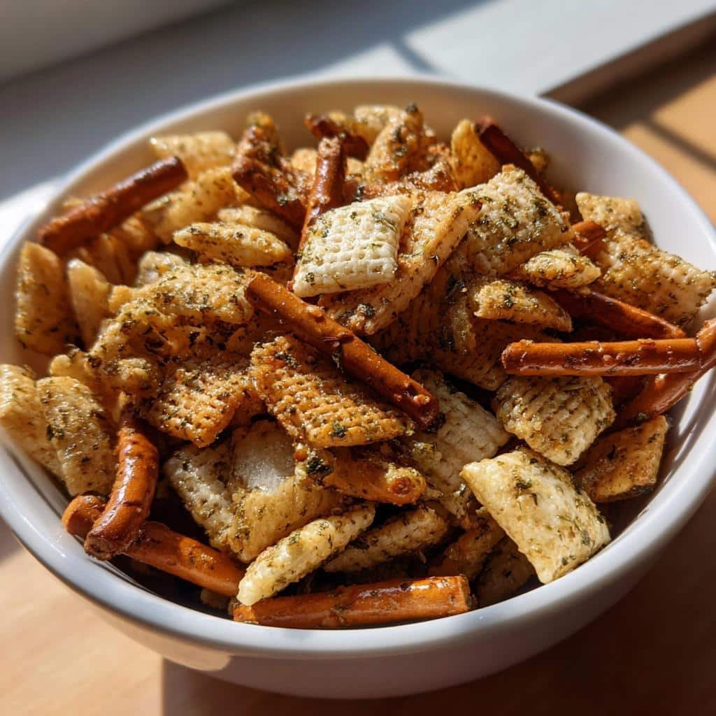 dill pickle chex mix - detail 1