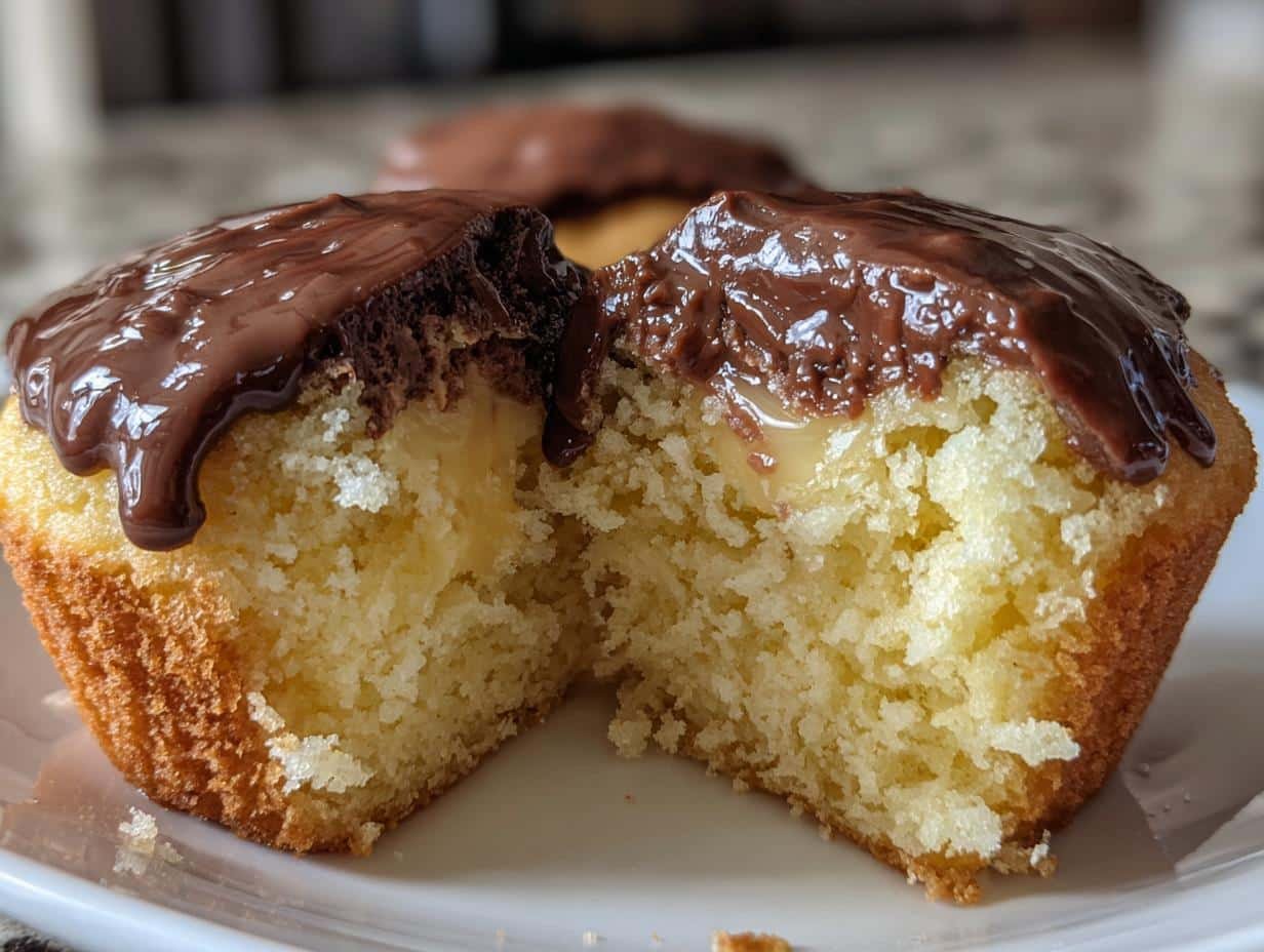 irresistible boston cream pie cupcakes - detail 1