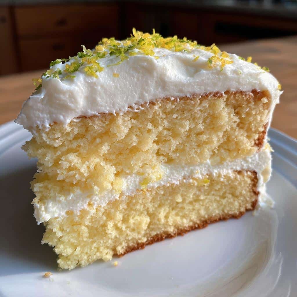 italian lemon cream cake recipe - detail 1