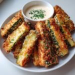 parmesan zucchini fries crispy flavorful