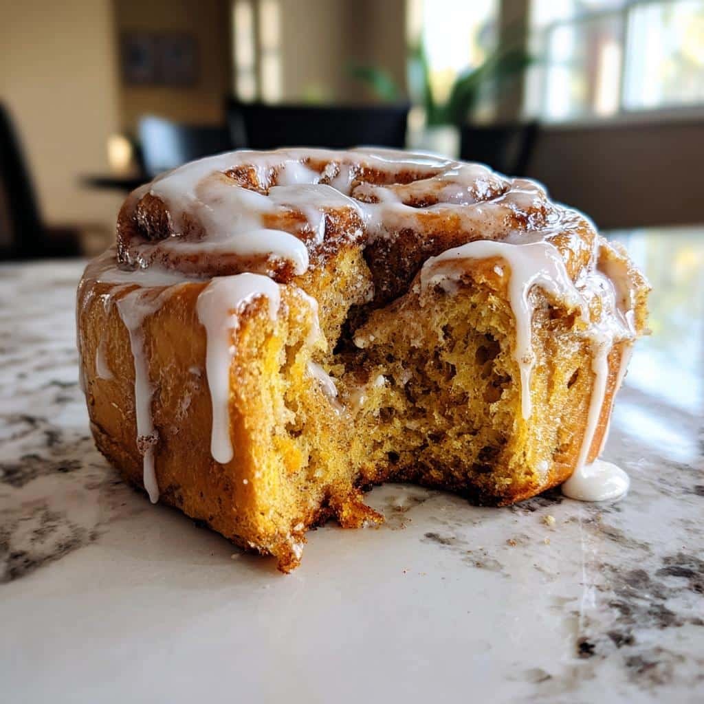 pumpkin cinnamon rolls a cozy fall treat - detail 1