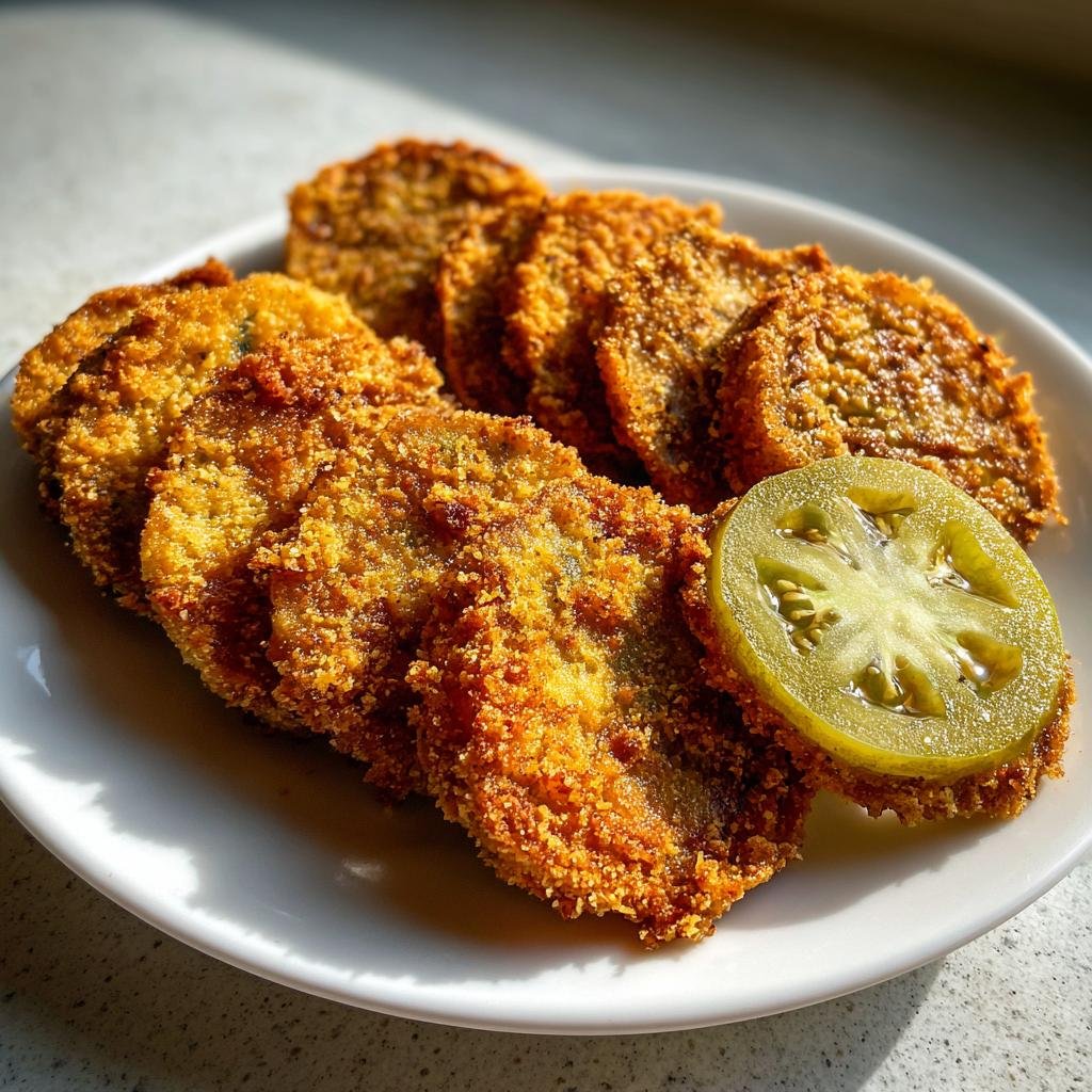 southern fried green tomatoes recipe - detail 1