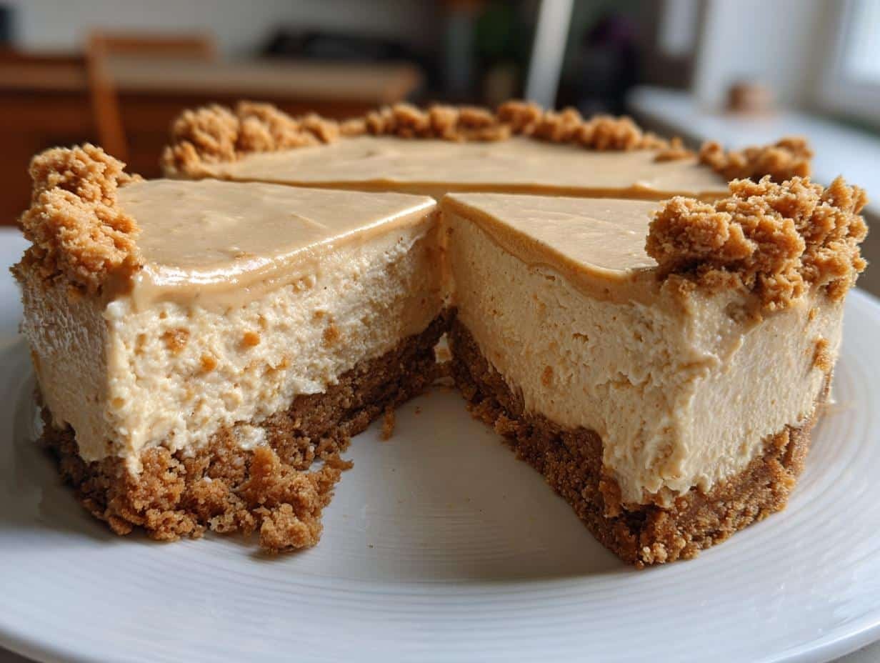 white paradise no bake mm peanut butter cheesecake - detail 1