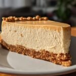 white paradise no bake mm peanut butter cheesecake