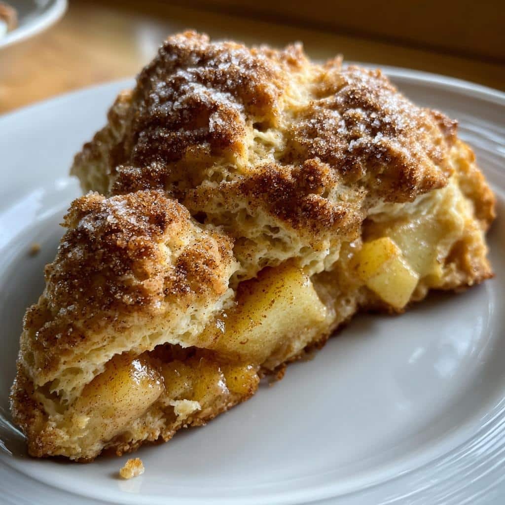 apple cinnamon scones - detail 1