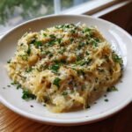 baked spaghetti squash alfredo a creamy low carb alternative to classic alfredo