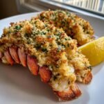 baked stuffed lobster tail delight
