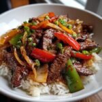beef stir fry with rice