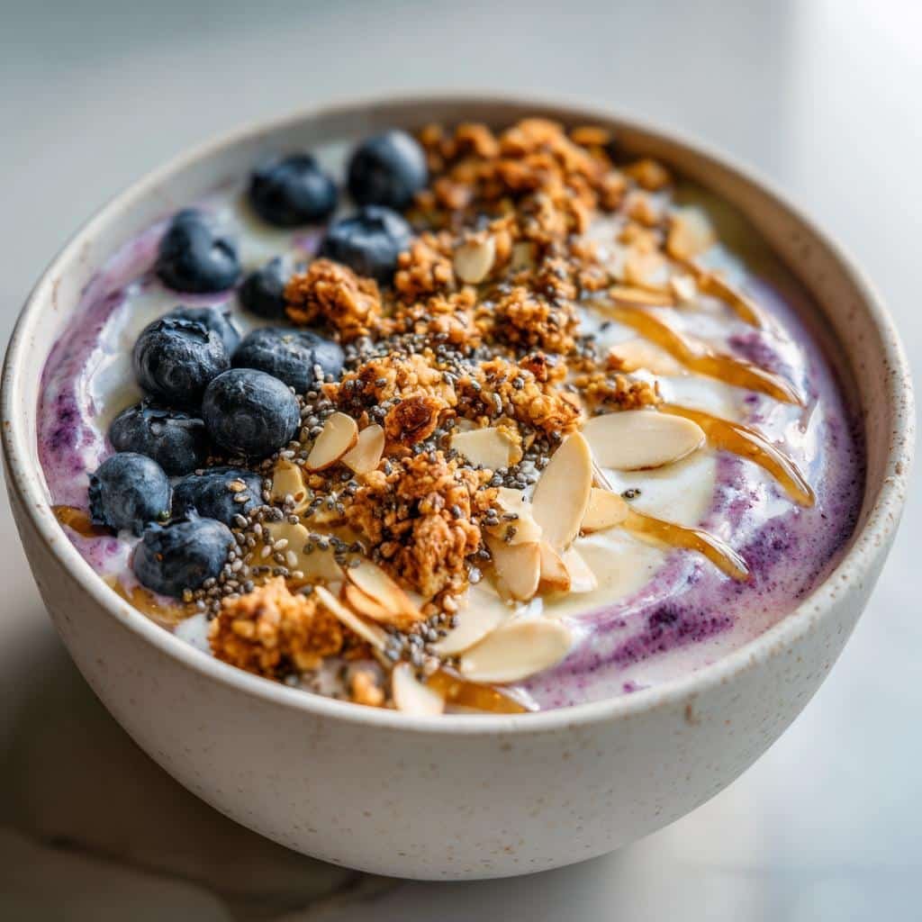 blueberry smoothie bowl