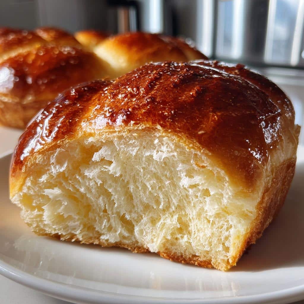 brioche buns - detail 1