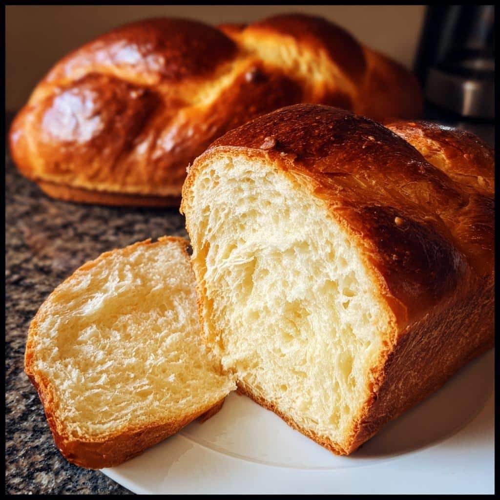 buttery brioche bread