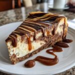 caramel chocolate coffee cheesecake
