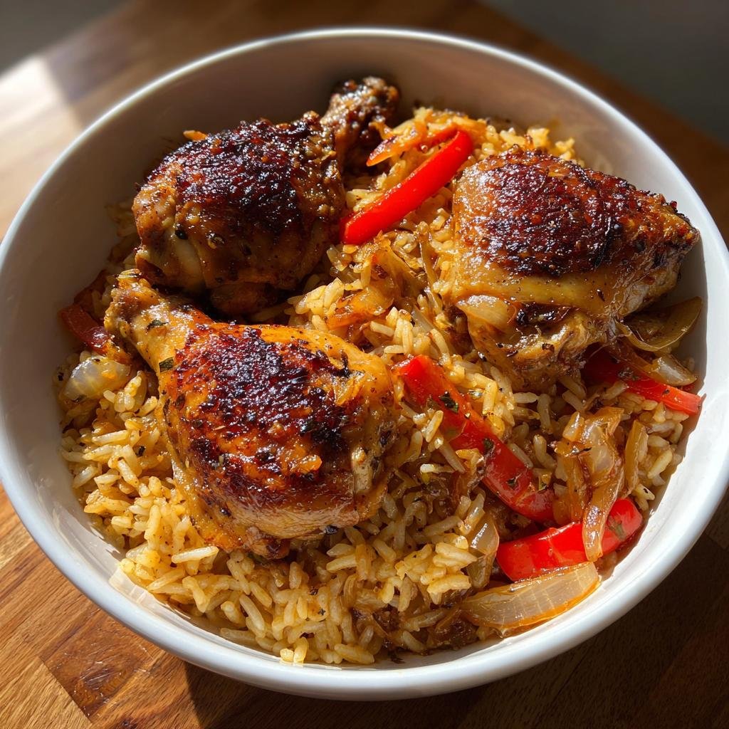 Zesty Caribbean Chicken and Rice in Just 30 Minutes 3 caribbean chicken and rice - detail 1