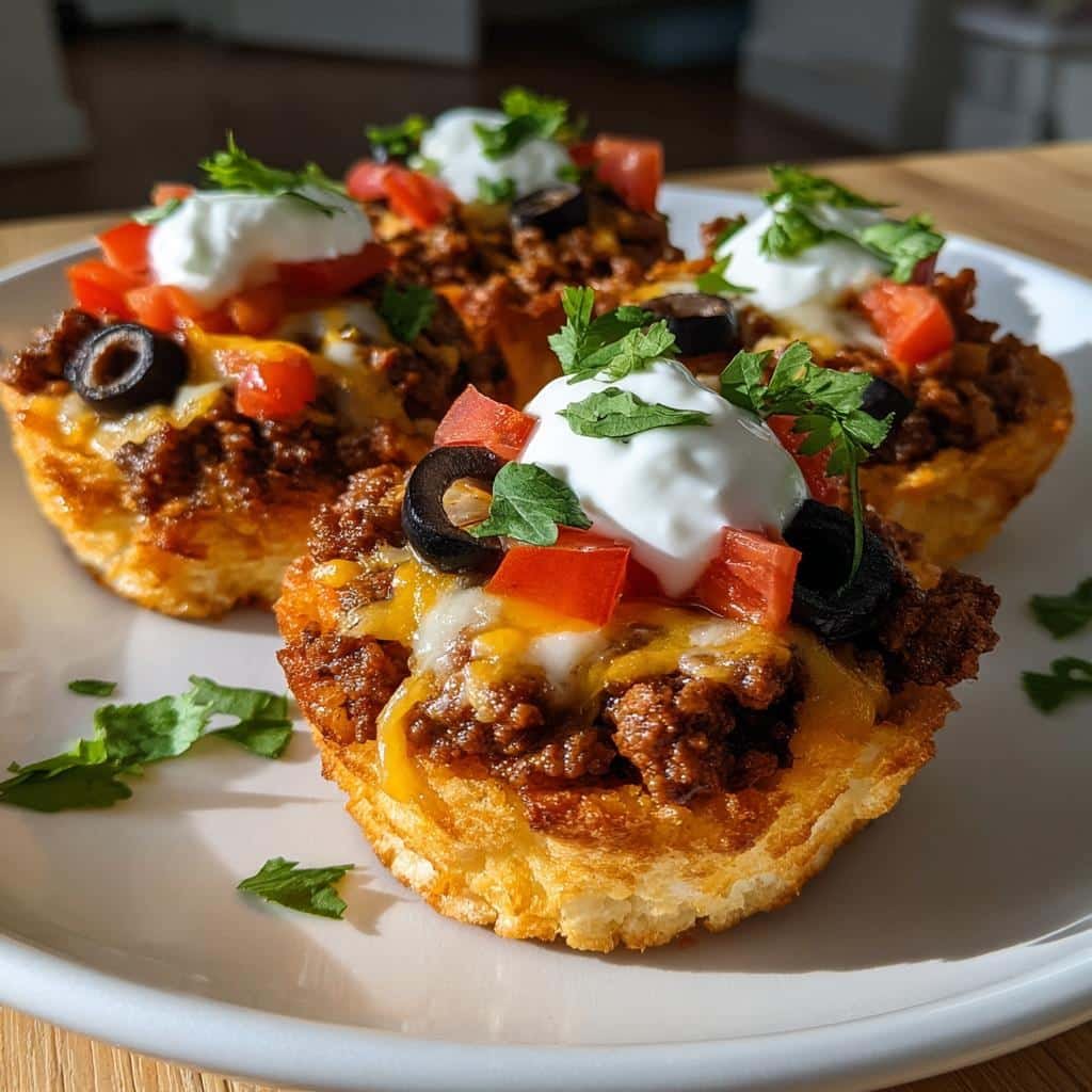 cheesy taco cupcakes recipe - detail 1