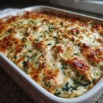 chicken and spinach casserole with cream cheese
