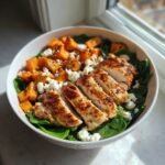 chicken and sweet potato bowls for two