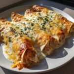 chicken enchiladas with sour cream white sauce