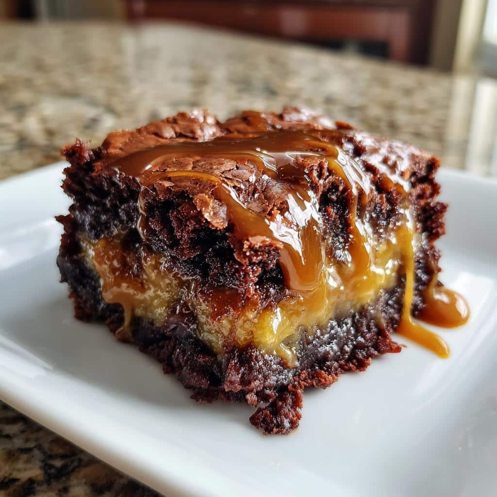 chocolate caramel dump cake