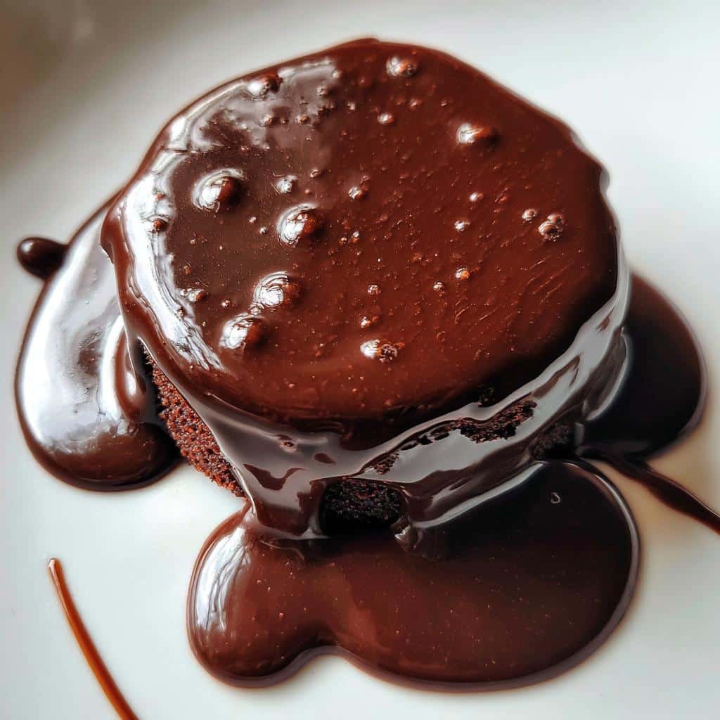 chocolate ganache - detail 1