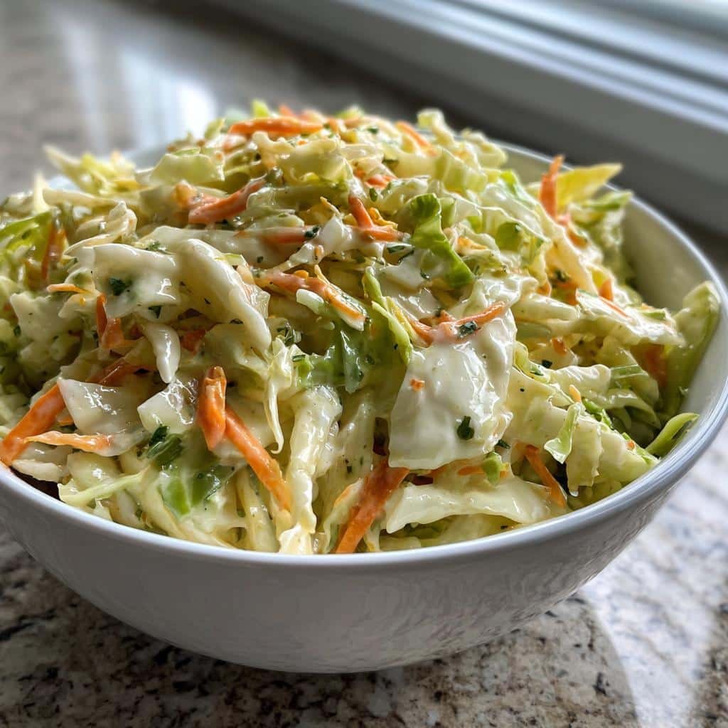 Creamy Classic Coleslaw Recipe That Never Gets Soggy 3 classic coleslaw - detail 1