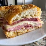 classic italian muffuletta sandwich