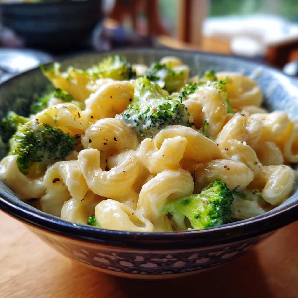 creamy broccoli pasta recipe - detail 1