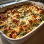 creamy chicken and spinach casserole