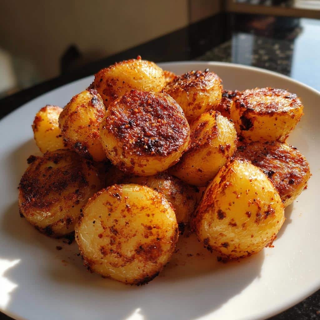 crispy air fryer baby potatoes - detail 1