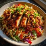 crispy asian chicken salad