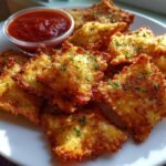 crispy fried ravioli