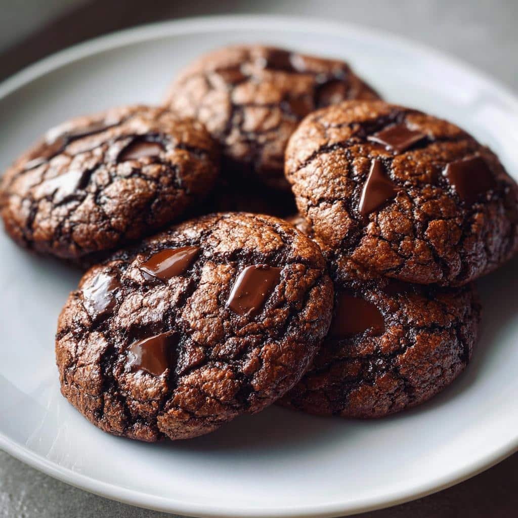 Irresistible Double Chocolate Cookies in 30 Minutes 3 double chocolate cookies - detail 1
