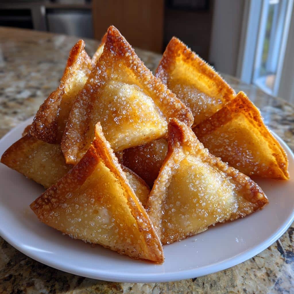 20-Minute Easy Air Fryer Caramel Apple Wontons You'll Crave 3 easy air fryer caramel apple wontons - detail 1