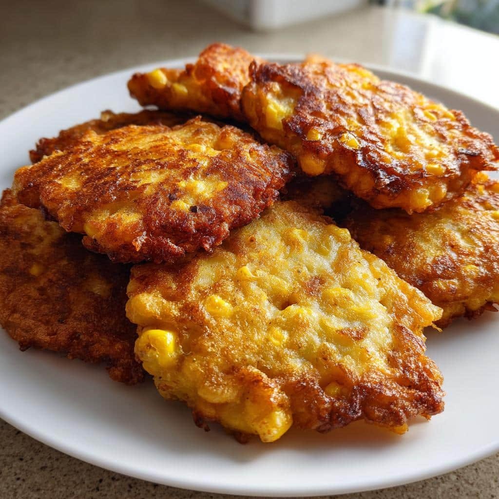 easy and delicious corn fritters - detail 1