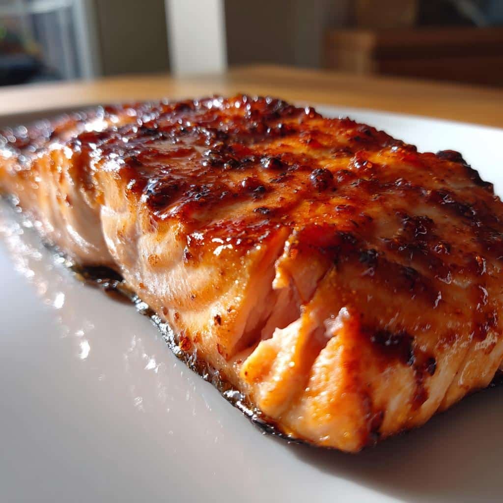 easy honey chipotle salmon - detail 1