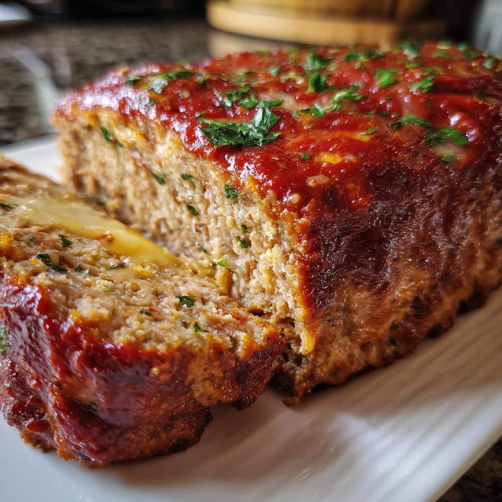 easy italian meatloaf - detail 1