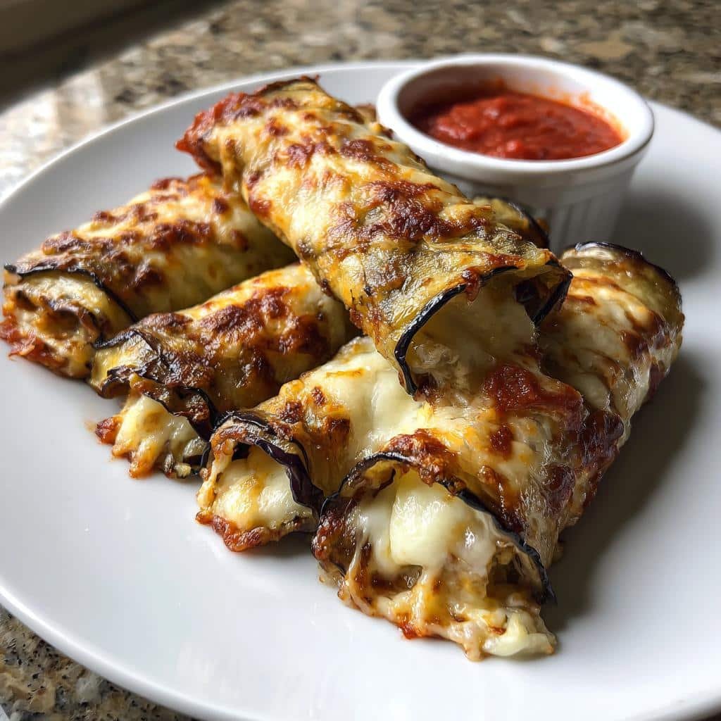 Irresistible Eggplant Appetizers Roll Ups in 30 Minutes 3 eggplant appetizers roll ups - detail 1