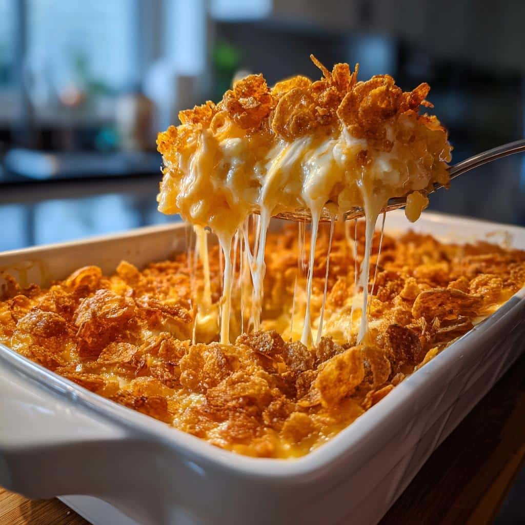 funeral potatoes - detail 1